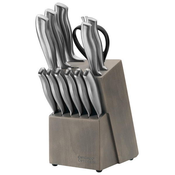 Chicago Cutlery 13 Piece High Carbon Stainless Steel Knife Block Set